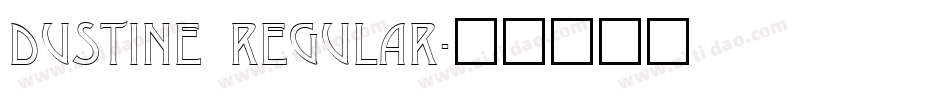 Dustine Regular字体转换